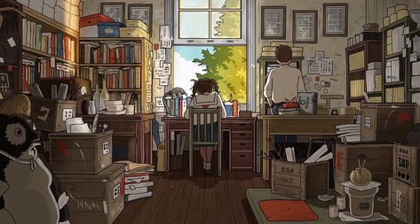 Gibhli Aesthetic Wallpaper Pc, Ghibli Studying Wallpaper, Studio Ghibli Studying Wallpaper, Ghibli Studio Wallpaper Desktop, Studio Ghibli Books Aesthetic, Laptop Wallpaper Desktop Wallpapers Ghibli, Ghibli Library, Studio Ghibli Wallpaper Notion, Library Pc Wallpaper