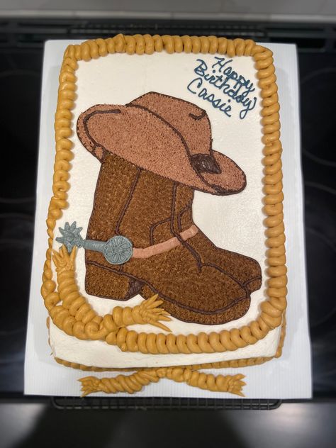 Cowgirl Boot Cake Ideas, Cowboy Boot Birthday Cake, Cupcake Cookies, Cowboy Boots, Pastel, Cake