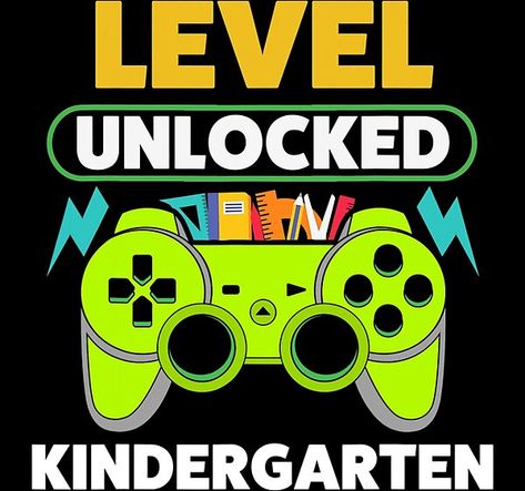 #190 Level Unlocked Kindergarten Gamer back to school first days Video Game Theme Classroom Bulletin Boards, Game On Level Up School Theme, Gamer Classroom Theme, Level Up Classroom Theme, Video Game Bulletin Board Ideas, Level Up Bulletin Board Ideas, Level Up School Theme, Game On School Theme, Up Bulletin Board