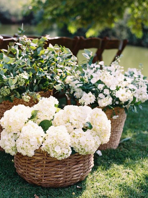 Read More: https://www.stylemepretty.com/2022/02/10/shades-of-blue-and-family-ties-inspired-this-coastal-vineyard-wedding-in-california/ Potted Wedding Flowers, French Coastal Wedding, Coastal Grandma Wedding Aesthetic, Coastal Wedding Florals, Coastal Backyard Wedding, Coastal Grandmother Wedding Aesthetic, Italian Coastal Wedding, Nantucket Wedding Aesthetic, Coastal Garden Wedding