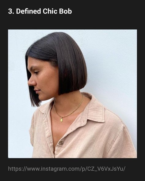 Women’s Bob Hairstyles, Chin Length Bob Black Women, Box Bob Haircut 2023, All One Length Bob, Mid Bob Hairstyles, Short Black Bob Hairstyles, Jawline Bob Haircut, Bob Hairstyle Women, Sharp Bob Haircut