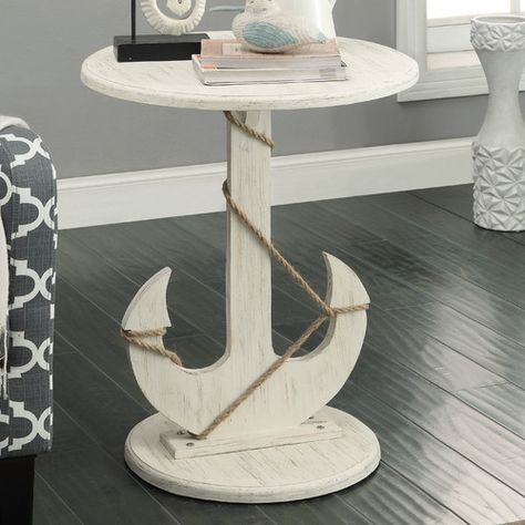 Seashells Projects, Dollar Art, Transitional Coastal, Farmhouse Side Table, Beach House Interior, Beach House Design, Nautical Home, Coastal Farmhouse, Beachcrest Home