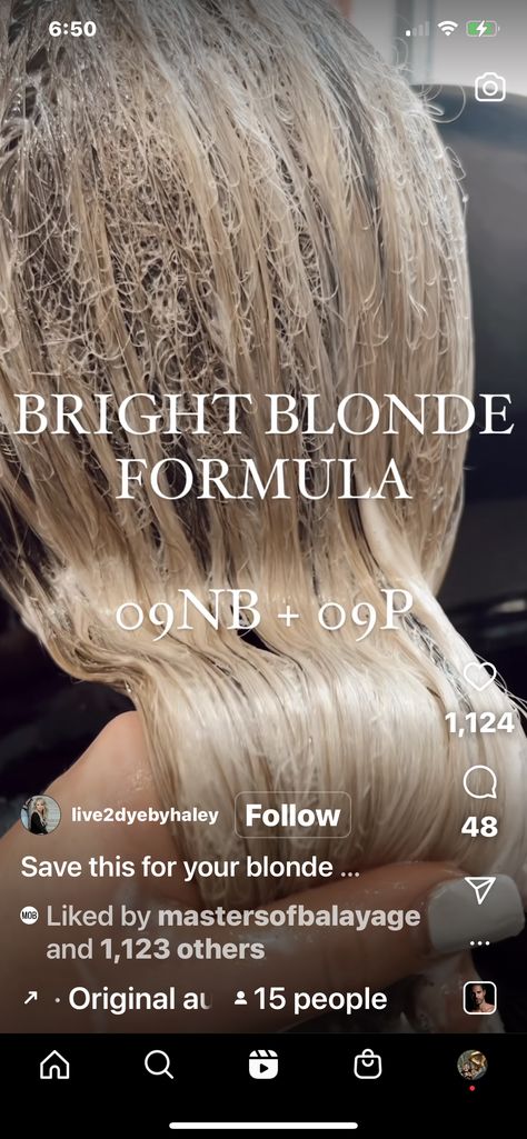 Milky Blonde Hair Formula, Blonde Toner Formulas, Blonde Redken Shades Formula, Blonde Hair Formula, Milky Blonde Hair, Toning Formulas, All Over Blonde, Blonde Formulas, Shades Formulas