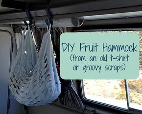 Diy Fruit Hammock, Hiker Trailer, Fruit Hammock, Camp Van, Astuces Camping-car, Caravan Storage, Kangoo Camper, Rv Solar Power, T6 California