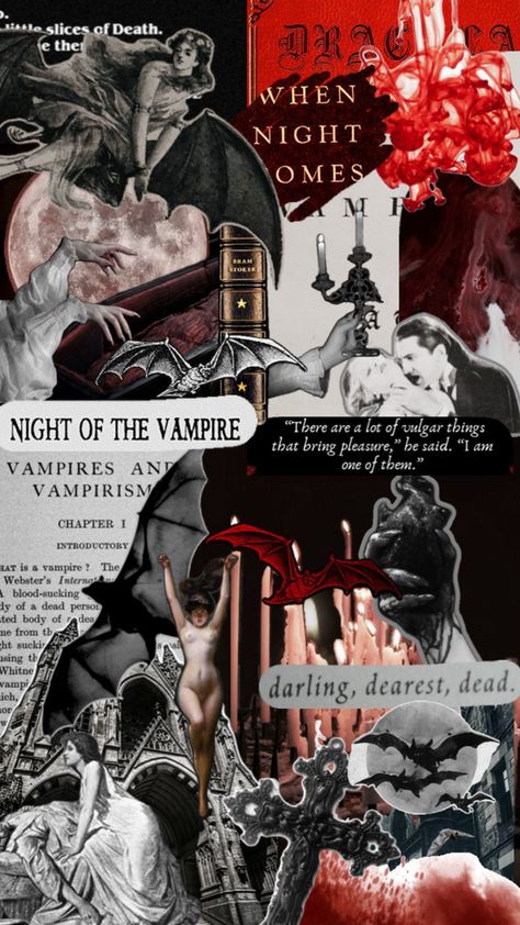 vampire aesthetic Vampire Aesthetic, Aesthetic Collage, Bring It On, Collage