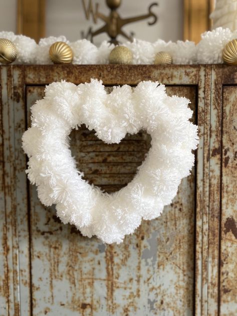 This Valentine’s pom pom wreath DIY was too cute not to share so I thought I’d write a quick separate post. I have a weird obsession with pom poms and... The post Valentine’s Pom Pom Wreath DIY appeared first on Hootshack. Pom Pom Wreath Diy, Valentine Craft Ideas, Heart Shaped Crayons, Craft Ideas For Adults, Clover Pom Pom Maker, Valentine Wreath Diy, Pom Wreath, Valentine Table Decorations, Valentine Craft