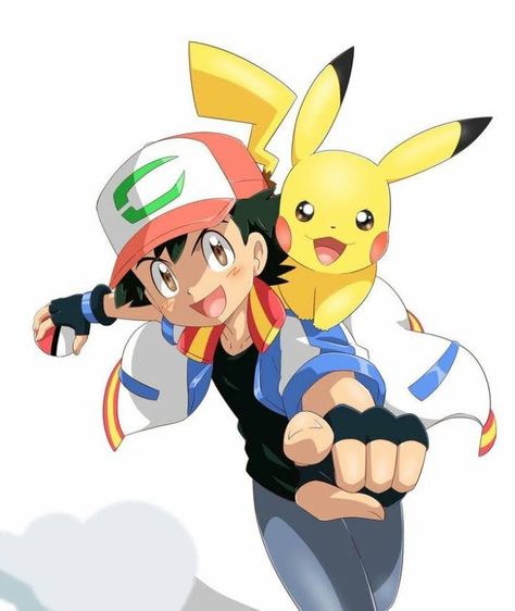 Pikachu And Ash, Ash And Pikachu, Moon Top, Poke Ball, Ash Pokemon, Ash Ketchum, Pokemon Fan Art, Pokemon Fan, Sun And Moon