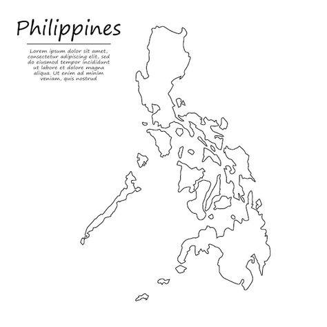 Mapa Ng Pilipinas Drawing, Philippine Map Outline, Philippines Map Drawing, Philippine Map Drawing, Philippines Tattoo, Doodle Shapes, Spanish Party, Philippine Map, Map Sketch