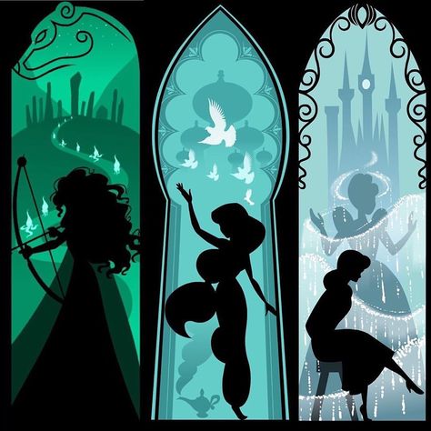 Disney Bookmarks, Deco Disney, Cartoon Silhouette, Cartoon Cookie, Disney Time, Disney Paintings, Images Disney, Karakter Disney, Pinturas Disney