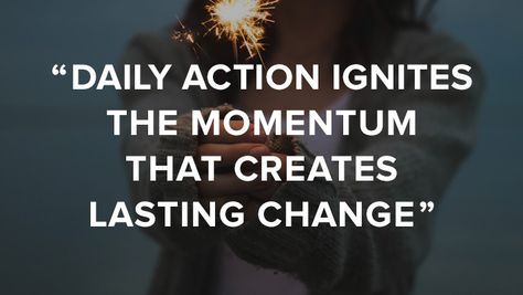 Commit to change | tonyrobbins.com Momentum Quotes, Tony Robbins Quotes, Feeling Wanted, Personal Motivation, Daily Action, Isagenix, Tony Robbins, Take The First Step, First Step