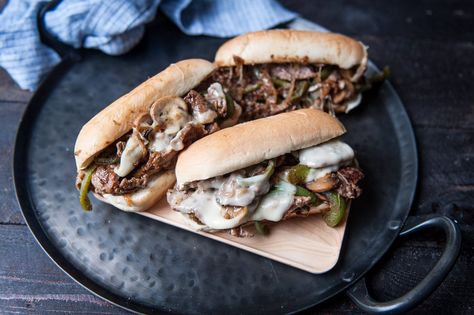 Philly Cheese Steak Sandwich are a must-make! Simple and delicious, the perfect meal to feed to a hungry group. Kent Rollins, Philly Cheese Steak Sandwich, Philly Cheese Steak Recipe, Cheesesteak Recipe, Cheese Steak Sandwich, Cheese Steak, Philly Cheese, Philly Cheesesteak, Steak Sandwich