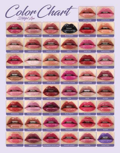 Lipsense Colors Chart, Lip Sence Colors, Hair Diet, Natural Lip Color, Lip Sense, Long Lasting Lip Color, Senegence Lipsense, Lipsense Colors, Korean Eye Makeup