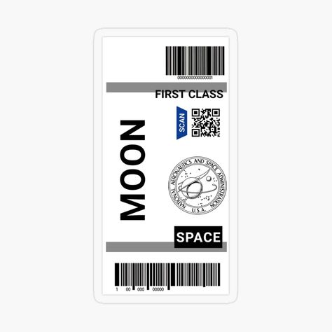 Space Stickers Printable, Space Ticket, Vintage Tickets, Space Stickers, Hello Kitty Photos, Moon Space, Vintage Ticket, Stickers Printable, Lost In Space