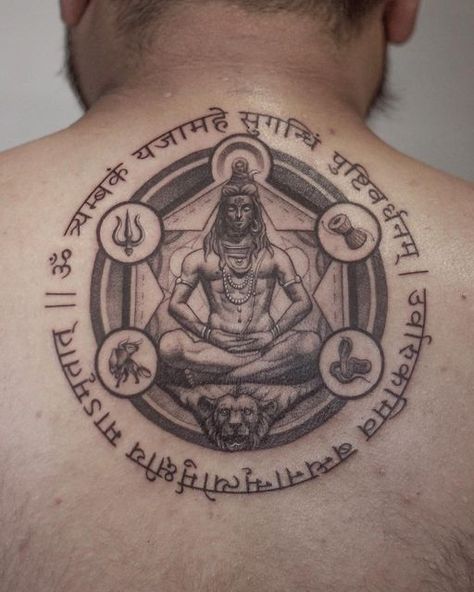 Back Tattoos For Guys Upper, Hanuman Tattoo, Tattoo Ideas Inspiration, Flower Spine Tattoos, Spine Tattoo Ideas, Tato Minimal, Chakra Tattoo, Mantra Tattoo, Simple Tattoos For Guys