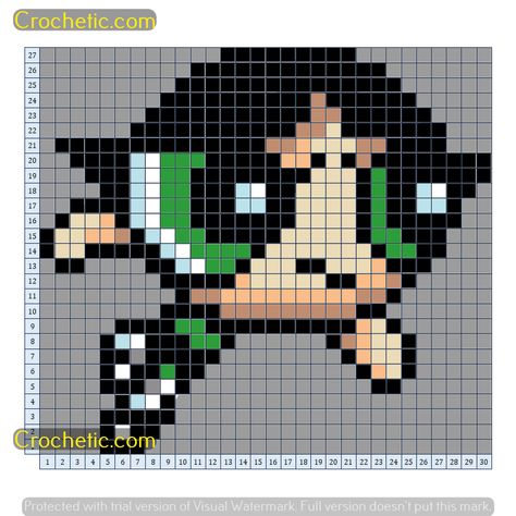 Sweet Simplicity: Easy Crochet Patterns for Kawaii Grid Tops Alpha Patterns 30x30, 30x30 Pixel Art Grid, 32 By 32 Pixel Art Grid, Pixel Art 30x30 Grid, 30x30 Pixel Art, Pixel Art 32x32 Grid, Pixlr Art, 32x32 Pixel Art Grid, Melt Beads Patterns