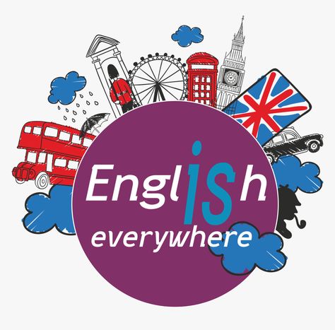 English Wallpaper, English Logo, Learn English For Free, English Day, School Book Covers, English Time, English For High School, Flag Coloring Pages, Conversation Skills