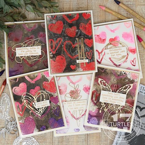 Valentine's Day Cards by Juliana Michaels featuring Tim Holtz Stampers Anonymous Love Notes Stamp Set Love Should Be, Tim Holtz Cards, Why I Love You, Tiny Prints, Ranger Ink, Crafty Projects, Simon Says Stamp, Love Notes, Valentine Crafts