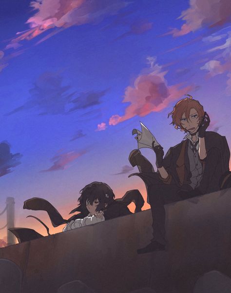 ぅ２ on Twitter: "… " Bungou Stray Dogs Wallpaper, Chuuya And Dazai, Bsd Soukoku, Dazai And Chuuya, Chuuya X Dazai, Bsd Ships, Dazai Chuuya, Double Black, Dazai Bungou Stray Dogs