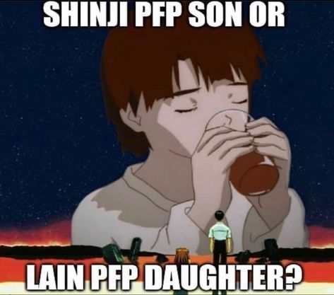 Shinji Pfp, Lain Pfp, Serial Experiments Lain, Having No Friends, Silly Me, Lose My Mind, Neon Genesis Evangelion, Live Laugh Love, Present Day