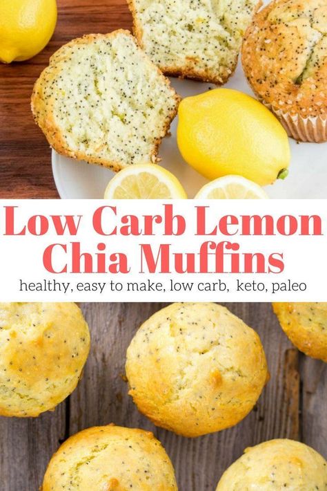 Chia Seed Muffins Healthy, Muffins Lemon, Lemon Chia Seed Muffins, Chia Seed Muffins, Chia Muffins, بذور الشيا, Muffins Healthy, Seed Muffins, Slender Kitchen