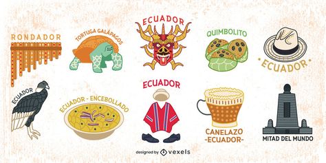 Ecuador Colorful Elements Pack #AD , #Colorful, #Elements, #Pack, #Ecuador Ecuador Symbols, Ecuador Tattoo Ideas, Ecuador Tattoo, Ecuador Aesthetic, Ecuador Culture, T Shirt Designs Graphics, Ecuador Art, Ecuador Map, Ecuador Flag