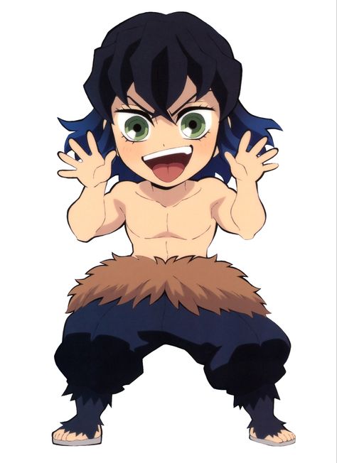 Demon Slayer Inosuke Chibi, Inosuke Hashibira, Girly Drawings, Anime Crafts, Chibi Characters, Chibi Drawings, Cute Chibi, Drawing Base, Anime Films