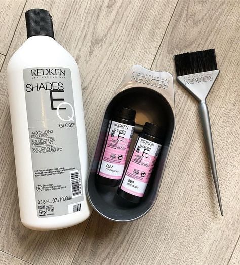 Redken on Instagram: “A backbar isn't complete without Shades EQ. @hairbycourtenay.e 🇨🇦 says, "i do a lot of blondes & its toning power is out of this world. The…” Small Hair Salon, Fake Makeup, Redken All Soft, Product Post, Color Formulas, Redken Hair Products, Redken Shades, Hair Toner, Hair Color Formulas