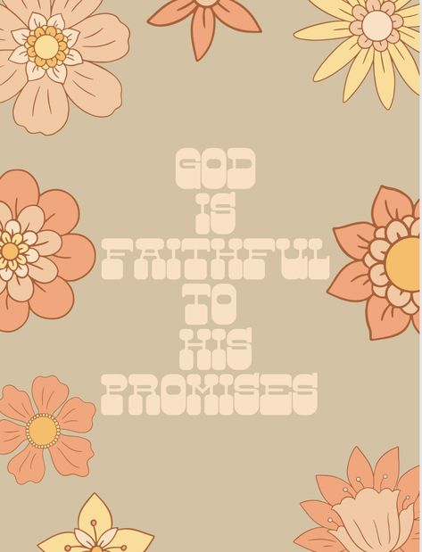 Groovy Christian Wallpaper, Christian Apple Watch Wallpaper, Faithful Wallpaper, Boho Christian Aesthetic, Religious Wallpaper, Live Intentionally, Room Collage, Elevated Faith, God Is Faithful