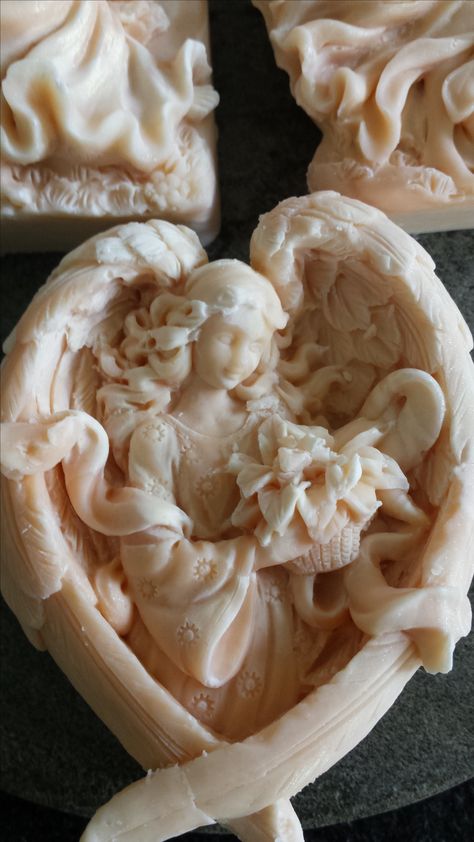 Handmade Soap with Buttermilk & Honey. New Soap Molds! Made by Soap Street 339 Soap Craving, Soap Moulds, Soap Suds, Silicon Molds, Soap Art, Soap Carving, Yarn Wall, Natural Soaps, Yarn Wall Hanging