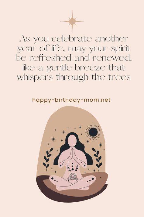 100 Spiritual Birthday Wishes For Mom: A Divine Celebration of Love Happy Birthday Wishes Spiritual, Spiritual Birthday Wishes Friends, Birthday Wishes Spiritual, Birthday Wishes For Your Mom, Happy Birthday Spiritual, Birthday Funnies, Long Birthday Wishes, Spiritual Birthday Wishes, Spiritual Birthday