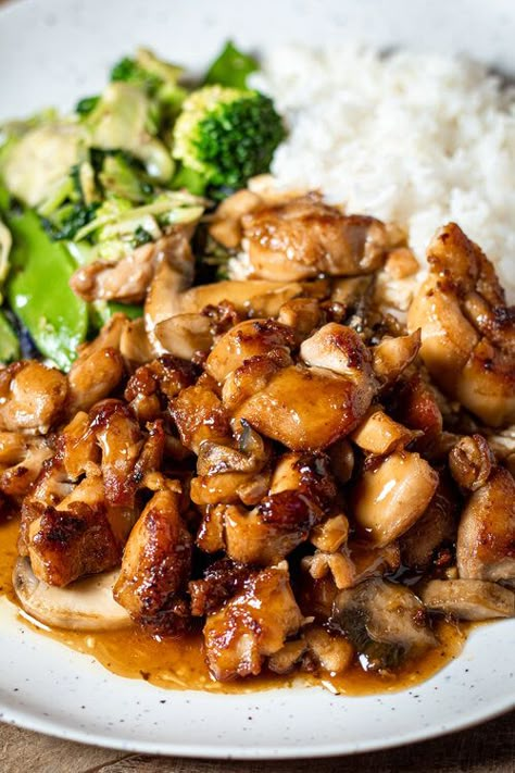 Teriyaki Chicken Like The Mall, Restaurant Style Teriyaki Chicken, Copycat Mall Teriyaki Chicken, Food Court Teriyaki Chicken, Diced Grilled Chicken Recipes, Rotisserie Recipes Countertop, Teriyaki Chicken Tenderloins, G Hughes Teriyaki Recipes, Rotisserie Chicken Teriyaki