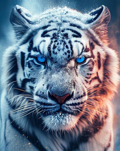 Tiger Photography, Air Force Mom, Tiger Pictures, Tiger Art, White Tiger, Neymar Jr, Shoulder Tattoo, Scenery Wallpaper, Premium Photo