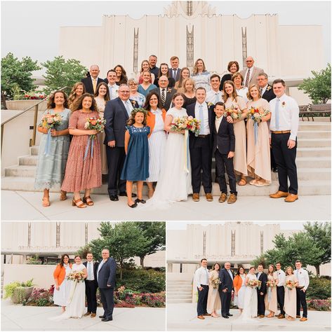 Family pictures at a wedding can be tricky! But as professional Utah wedding photographers, we know all the best big family poses so you won't need to worry about anything. LDS Temple wedding in the LDS Jordan River Temple. Jordan River Temple, Temple Wedding Photos, Wedding Day Pictures, The Jordan River, Lds Temple Wedding, Lds Bride, Jordan River, Lds Temples Wedding, Bride Planning