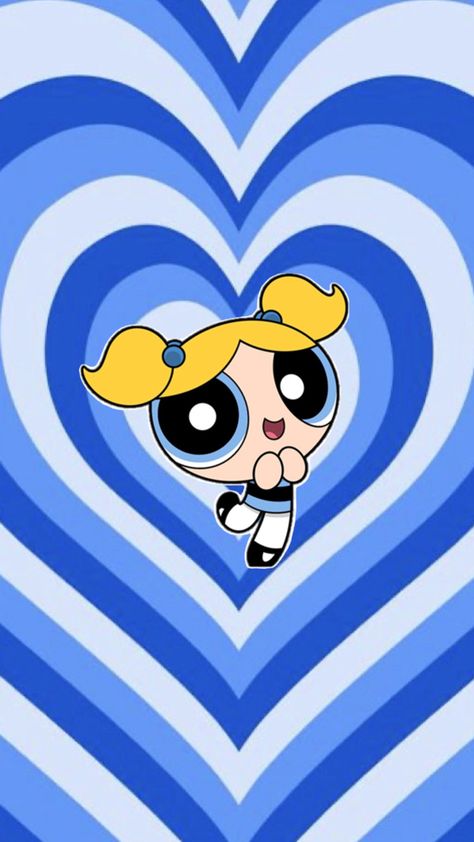 Cartoon Profile Pics Powerpuff, Powerpuff Girls Aesthetic Bubbles, Bubble Powerpuff Girl, Bubbles Powerpuff Girls Aesthetic, Bubbles Powerpuff Pfp, Powerpuff Wallpaper, Powerpuff Bubbles, Powerpuff Girls Bubbles, Powerpuff Kızları