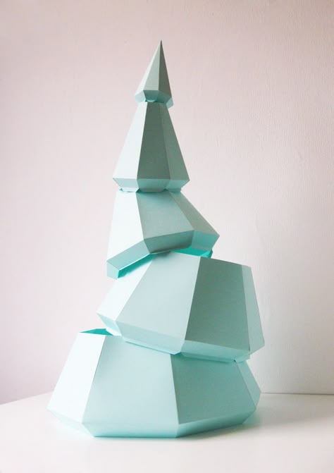 Colorful Art Installations, Sustainable Diy, Creative Christmas Trees, Noel Diy, Paper Christmas Tree, Stained Glass Christmas, Paper Tree, Tree Sculpture, Christmas Templates