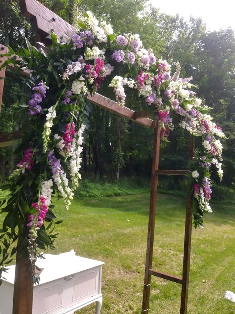 Rustic Purple Wedding, Lavender Stock, 2025 Design, Wedding Lavender, Wedding Alters, Floral Arch Wedding, Flower Arch, Arch Wedding, Wedding 2025