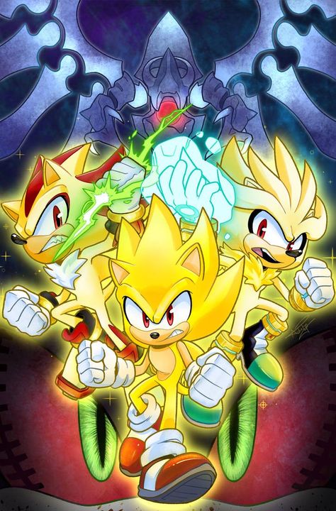 Sonic And Tails, Sonic Shadow, Sonic Heroes, Dragon Ball Painting, Silver The Hedgehog, Sonic Funny, Sonic Fan Characters, Sonic 3, Blue Hedgehog