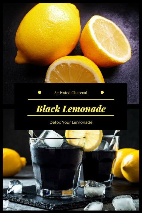 Charcoal Lemonade Recipe, Vegan Detox Recipes, Charcoal Lemonade, Charcoal Grill Recipes, Benefits Of Activated Charcoal, Charcoal Grilled Chicken, Charcoal Benefits, Detox Lemonade, Activated Charcoal Benefits