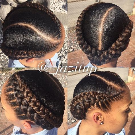 2 #feedinbraids pinned up #JAZITUPHAIR #JAZITUPBRAIDS #cutcreatersalonsuites Protective Hairstyles For Black Women, Haircut Short Hairstyles, Short Haircut Ideas, Pixie Haircut Short, Cabello Afro Natural, Twisted Hair, Haircut Short, Flat Twist, Beautiful Braids