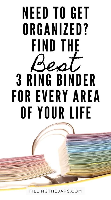 Binders are a great way to organize your life and your home. You might think a binder is just for kids in school, but they're also perfect for grown-ups! Here are some of the best 3 ring binders on the market today so you can choose which one works best for you. They're all pretty stylish too - check them out! And don't forget that these will help keep household paper clutter from getting out of hand too. 3 Ring Binder Organization, 3 Ring Binder Planner, 6 Ring Binder Planner, Small 3 Ring Binder, Zipper Binder, 6 Ring Binder, School Keepsake, Seasonal Cleaning, A5 Binder