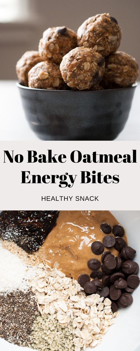 No Bake Oatmeal, Oatmeal Energy Bites, Bake Oatmeal, Energy Bites Healthy, Oatmeal Peanut Butter, No Bake Energy Bites, Kid Snacks, Peanut Butter Oatmeal Cookies, Cookie Dough Bites