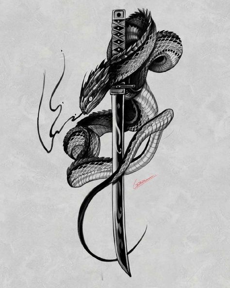 Mouth Tattoo, Cobra Tattoo, 16 Tattoo, Tattoo Snake, Serpent Tattoo, Snake Drawing, Snake Tattoo Design, Snake Art, Tattoo Design Book