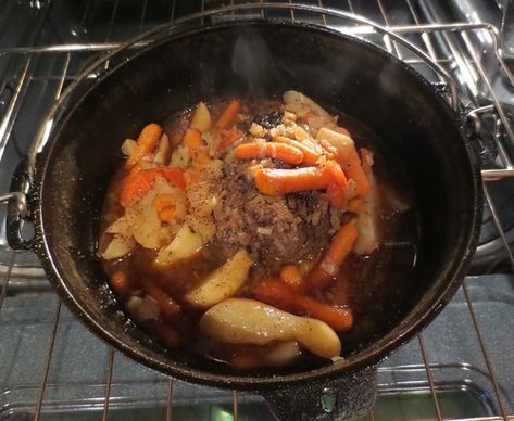 Elk Roast in a Dutch Oven How To Cook Elk Roast, Elk Roast Recipe Oven, Elk Roast Recipe, Roast In A Dutch Oven, Elk Meat Recipes, Elk Meat, Elk Recipes, Venison Meat, Buffalo Meat