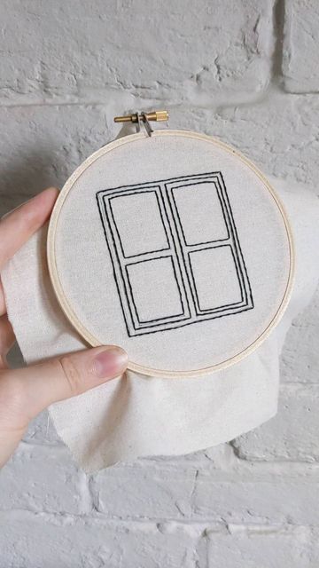 Window Embroidery, Make A Window, Fashion Upcycling, Split Stitch, Progress Photos, Diy Embroidery Patterns, Today Episode, Clay Charms, Clay Sculpture