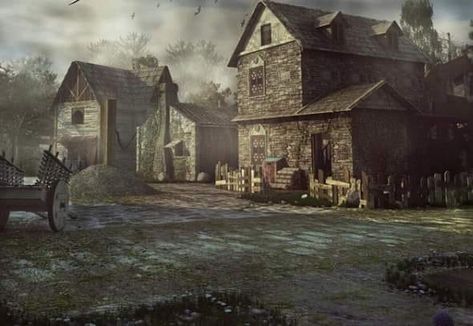 Resident Evil 4 Concept Art, Dark Childhood, Resident Evil Funny, Abandoned Village, Resident Evil Game, Resident Evil Leon, The Evil Within, Retro Horror, Beautiful Love Pictures