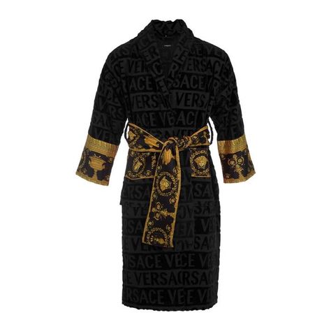 Versace Dressing Gown, Versace Bathrobe, Versace Bedding, Sleeping Gown, Versace Print, 1st House, Bath Robes, Versace Logo, Expensive Taste