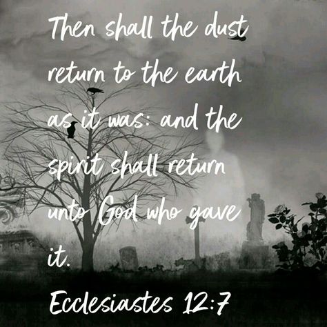 Daily Inspiration 2019: Day 179 | To Dust We Return But Our Spirit Lives On From Dust You Shall Return, Last Days Bible End Time, Remember You Are Dust And To Dust You Shall Return, The Last Days Bible End Time, Ship Quotes, Ecclesiastes 12, Mom Prayers, Godly Life, Word Of Faith