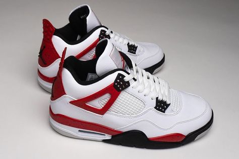 4s Outfit, Jordan 4 Red, Air Logo, Jordan 4’s, Nike Shoes (men), Jordan 4s, Nike Jordan Retro, Jordan 4 Retro, Air Jordan 4