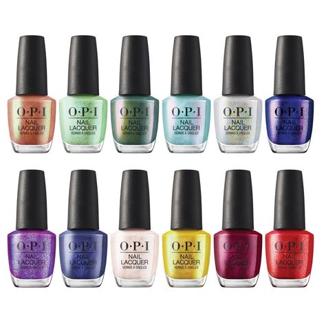 OPI Lacquer Fall Big Zodiac Energy Fall 2023 Set of 12 - Universal Nail Supplies Sagittarius Energy, Zodiac Energy, Sun Moon And Rising, Opi Fall, Nail Base Coat, Formula Cans, Opi Nail Lacquer, Opi Nail Polish, Kiss My