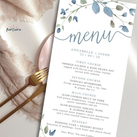 Professional Bridal Shower Menu Template Posted by Albert Sulton. Bridal Shower Menu, Baby Shower Menu, Printable Menu Template, Menu Card Template, Bridal Shower Bingo, Birthday Menu, Rustic Birthday, Restaurant Menu Template, Wedding Menu Cards